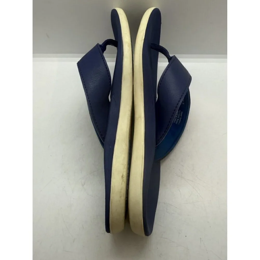 Olukai Niau Boys Blue Flip Flop Thong Sandals US Sz B 5 EUR 37 30144-5454 Shoes
